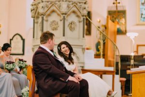 Husband and wife, Kent wedding