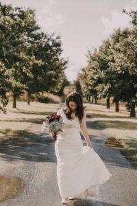 Bride at Ferry House Inn, Kent wedding