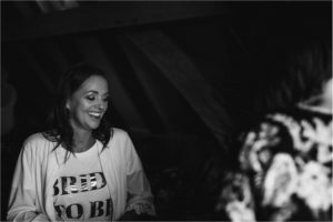 Bridal prep at Old Kent Barn