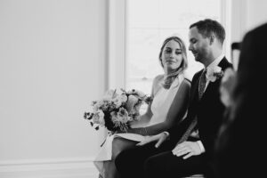 Bride and Groom - Clissold House Wedding